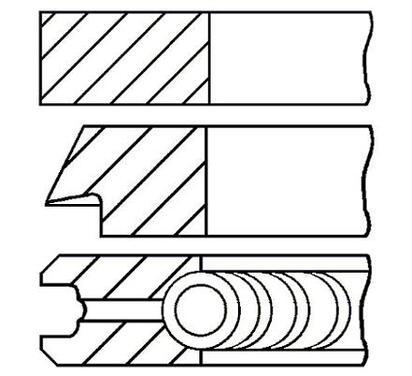 08-429300-00
FM GOETZE
Zestaw pierścieni tłokowych
