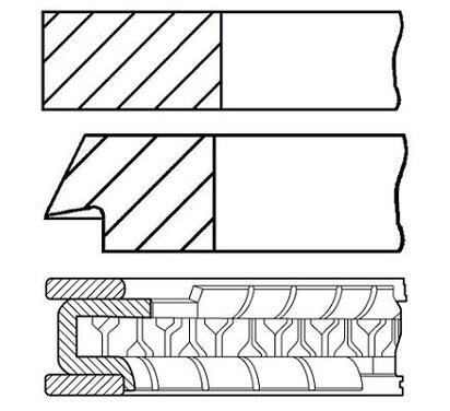 08-440700-00
FM GOETZE
Zestaw pierścieni tłokowych
