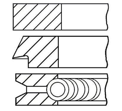 08-422207-00
FM GOETZE
Zestaw pierścieni tłokowych
