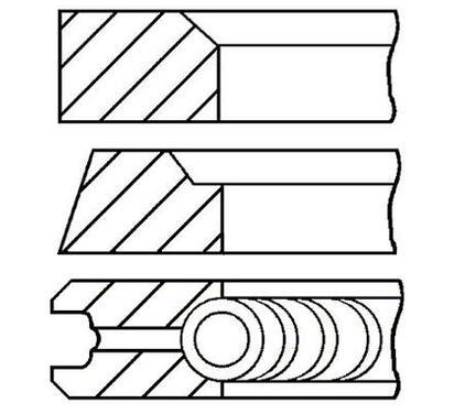 08-849000-00
FM GOETZE
Zestaw pierścieni tłokowych
