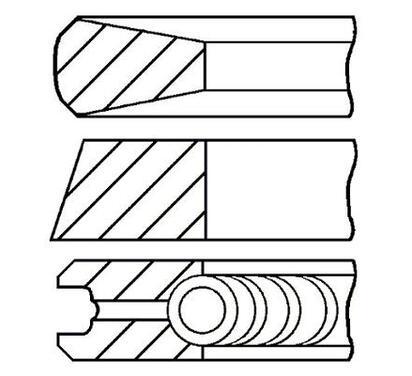 08-524407-00
FM GOETZE
Zestaw pierścieni tłokowych
