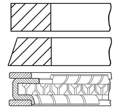 08-428400-00
FM GOETZE
Zestaw pierścieni tłokowych
