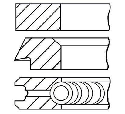 08-436200-00
FM GOETZE
Zestaw pierścieni tłokowych
