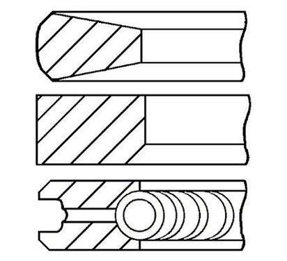 08-439000-00
FM GOETZE
Zestaw pierścieni tłokowych
