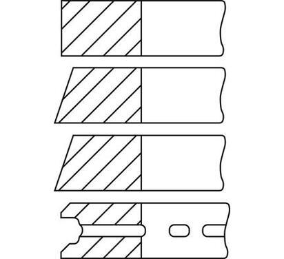 08-522300-00
FM GOETZE
Zestaw pierścieni tłokowych

