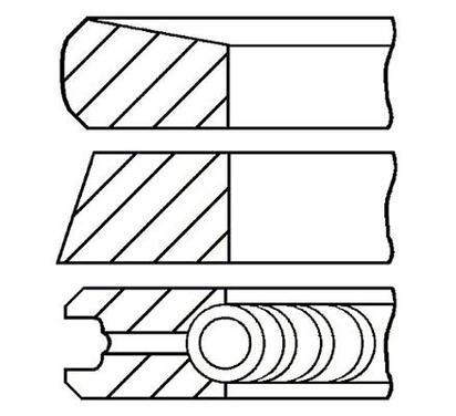 08-528800-00
FM GOETZE
Zestaw pierścieni tłokowych
