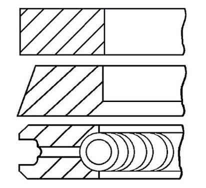 08-524211-00
FM GOETZE
Zestaw pierścieni tłokowych
