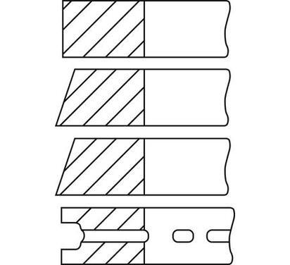 08-529700-00
FM GOETZE
Zestaw pierścieni tłokowych
