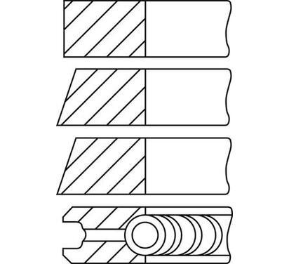 08-526411-00
FM GOETZE
Zestaw pierścieni tłokowych
