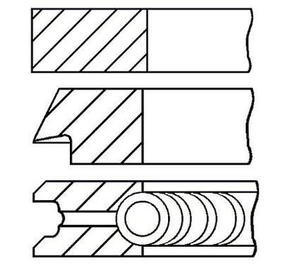 08-527300-00
FM GOETZE
Zestaw pierścieni tłokowych
