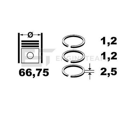 R1008925
ET ENGINETEAM
Zestaw pierścieni tłokowych
