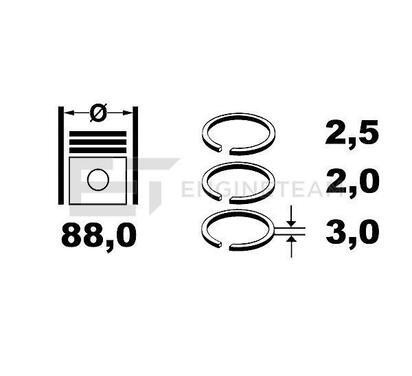R1008200
ET ENGINETEAM
Zestaw pierścieni tłokowych
