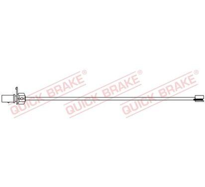 WS 0372 A
QUICK BRAKE
Styk ostrzegawczy, zużycie okładzin hamulcowych
