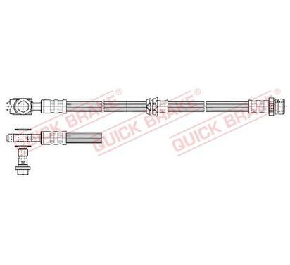 50.832X
QUICK BRAKE
Przewód hamulcowy elastyczny
