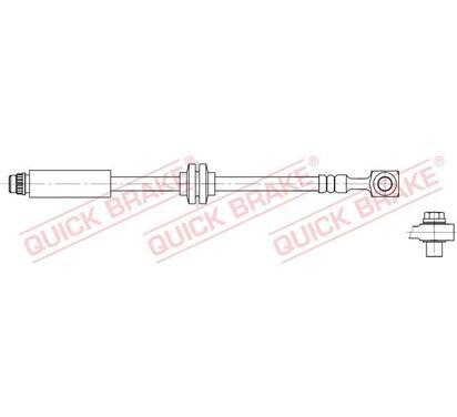 50.201X
QUICK BRAKE
Przewód hamulcowy elastyczny

