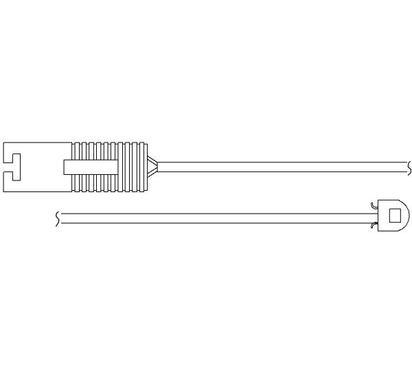 WS 0151 A
QUICK BRAKE
Styk ostrzegawczy, zużycie okładzin hamulcowych
