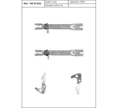 102 53 024
QUICK BRAKE
Zestaw nastawiacza, hamulec bębnowy
