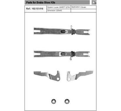 102 53 010
QUICK BRAKE
Zestaw nastawiacza, hamulec bębnowy
