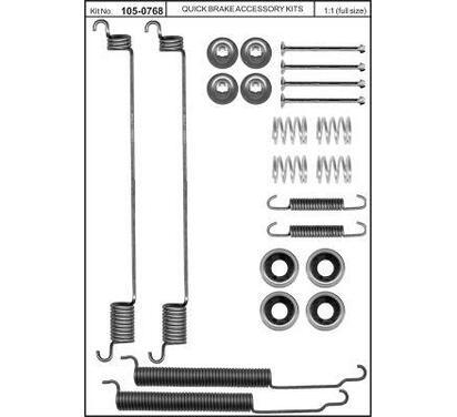 105-0768
QUICK BRAKE
Zestaw dodatków, szczęki hamulcowe
