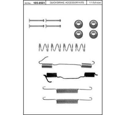 105-0501
QUICK BRAKE
Zestaw dodatków, szczęki hamulcowe
