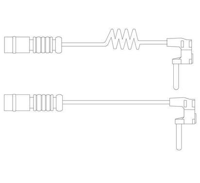 WS 0301 A
QUICK BRAKE
Styk ostrzegawczy, zużycie okładzin hamulcowych
