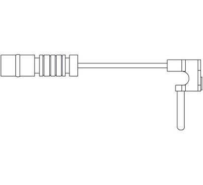 WS 0115 A
QUICK BRAKE
Styk ostrzegawczy, zużycie okładzin hamulcowych
