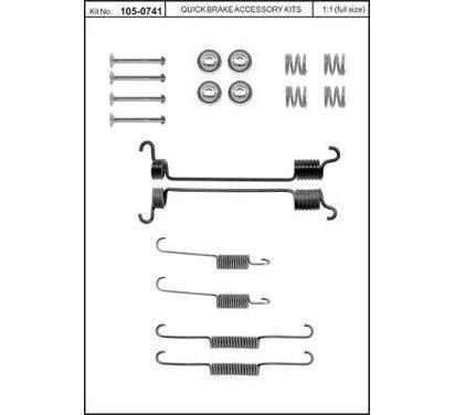 105-0741
QUICK BRAKE
Zestaw dodatków, szczęki hamulcowe
