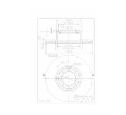 09.9761.10
BREMBO
Tarcza hamulcowa
