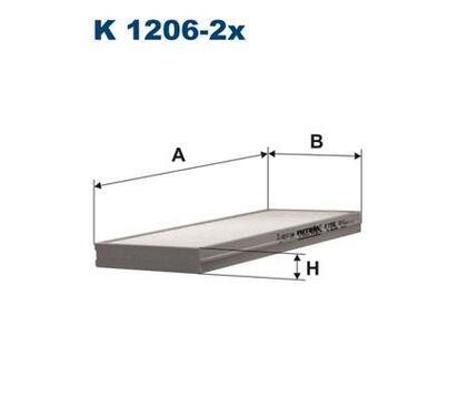 K 1206-2X
FILTRON
Filtr, wentylacja przestrzeni pasażerskiej
