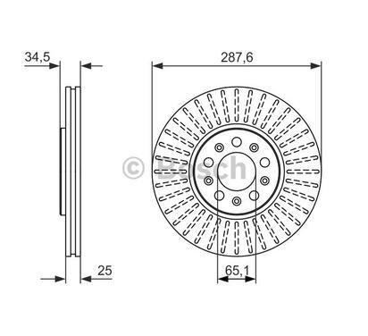 0 986 479 914
BOSCH
Tarcza hamulcowa
