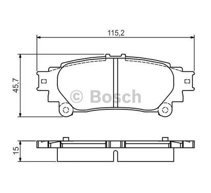 0 986 495 174
BOSCH
Klocki hamulcowe
