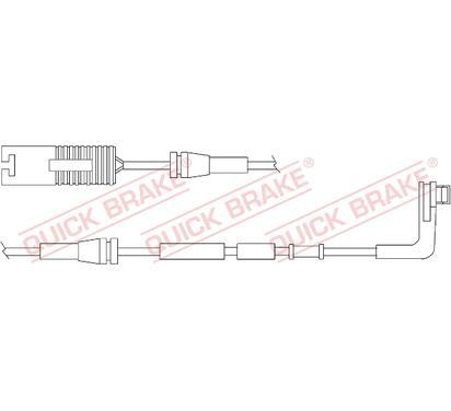 WS 0270 A
QUICK BRAKE
Styk ostrzegawczy, zużycie okładzin hamulcowych
