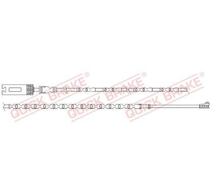 WS 0355 A
QUICK BRAKE
Styk ostrzegawczy, zużycie okładzin hamulcowych
