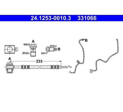 24.1253-0010.3
ATE
Przewód hamulcowy elastyczny

