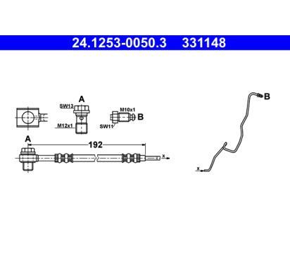 24.1253-0050.3
ATE
Przewód hamulcowy elastyczny
