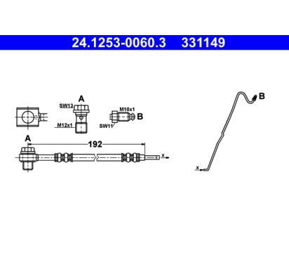 24.1253-0060.3
ATE
Przewód hamulcowy elastyczny
