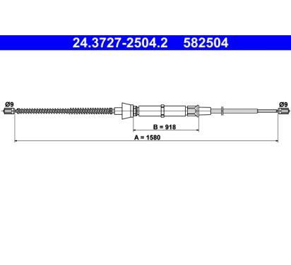 582504
ATE
Cięgło, hamulec postojowy
