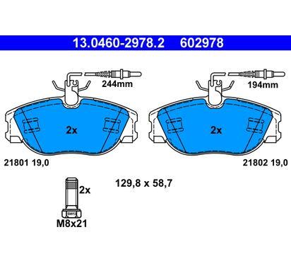 13.0460-2978.2
ATE
Klocki hamulcowe
