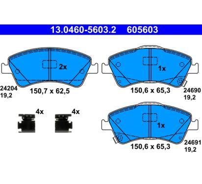 13.0460-5603.2
ATE
Klocki hamulcowe
