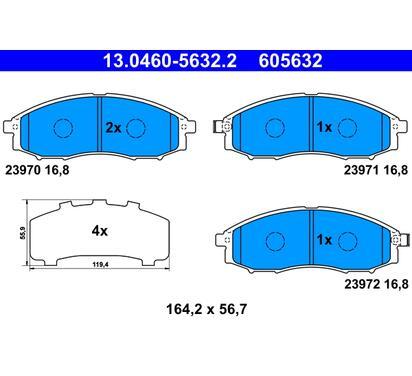 13.0460-5632.2
ATE
Klocki hamulcowe
