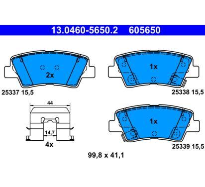 13.0460-5650.2
ATE
Klocki hamulcowe
