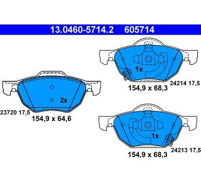 13.0460-5714.2
ATE
Klocki hamulcowe
