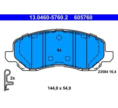 13.0460-5760.2
ATE
Klocki hamulcowe
