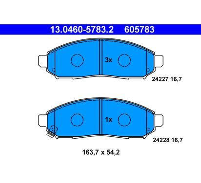 13.0460-5783.2
ATE
Klocki hamulcowe
