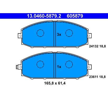13.0460-5879.2
ATE
Klocki hamulcowe
