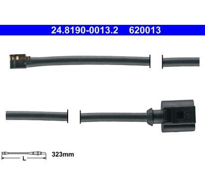 620013
ATE
Styk ostrzegawczy, zużycie okładzin hamulcowych
