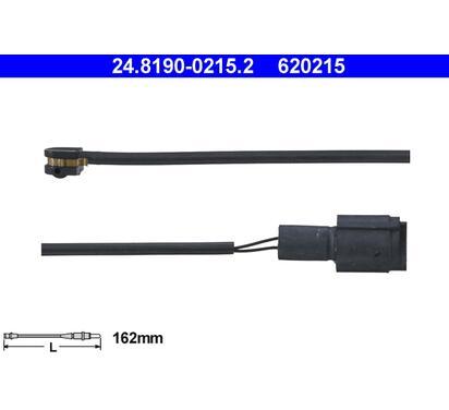 24.8190-0215.2
ATE
Styk ostrzegawczy, zużycie okładzin hamulcowych
