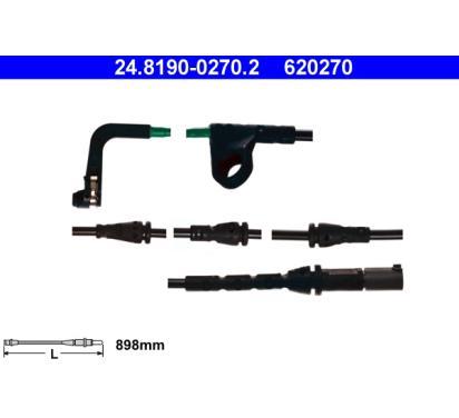 24.8190-0270.2
ATE
Styk ostrzegawczy, zużycie okładzin hamulcowych
