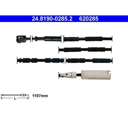 620285
ATE
Styk ostrzegawczy, zużycie okładzin hamulcowych
