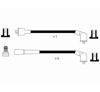 0900
NGK
Zestaw przewodów zapłonowych
